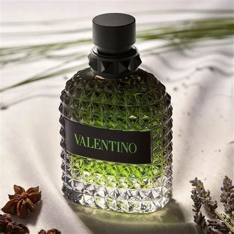 valentino born in roma uomo green